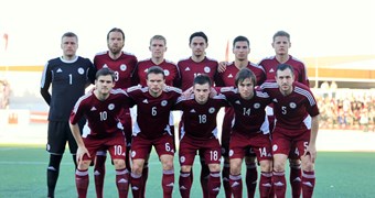 Latvijas nacionālā futbola izlase uzvar Gibraltāru