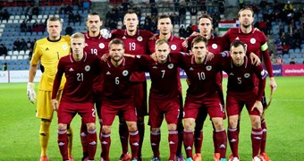 Latvijas valstsvienība piekāpjas Ungārijai