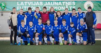 Rīgas Futbola skolas komandai panākums Latvijas Jaunatnes čempionāta U-15 B vecuma grupā