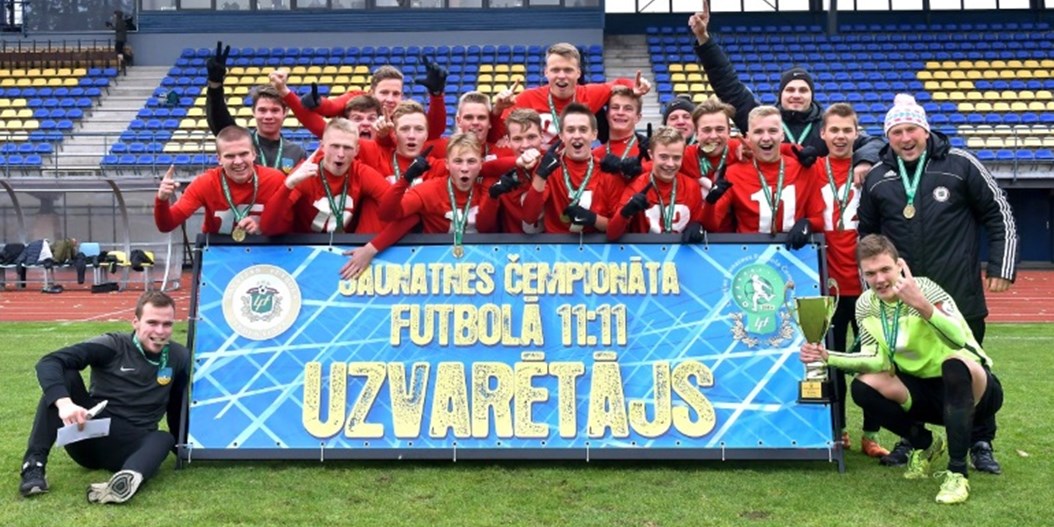 Vidzemes FC izcīna zelta medaļas Latvijas Jaunatnes čempionāta U-18 grupā