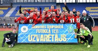Vidzemes FC izcīna zelta medaļas Latvijas Jaunatnes čempionāta U-18 grupā