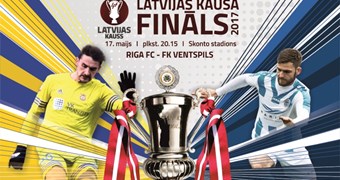 Riga FC un FK Ventspils komandas tiekas Latvijas kausa finālā