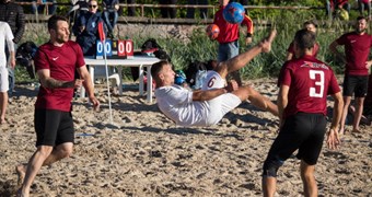Tiks aizvadīta Latvijas pludmales futbola čempionāta piektā un sestā kārta