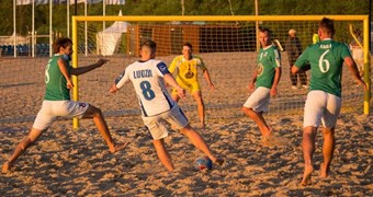 Notiks Latvijas pludmales futbola čempionāta ceturtais posms