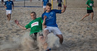 Latvijas pludmales futbola čempionātā atjaunojas intriga