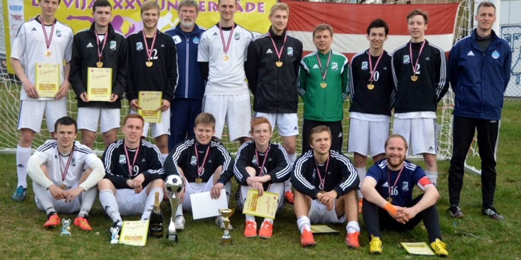 Latvijas Universiādes minifutbola sacensībās vēlreiz uzvar RTU sportisti