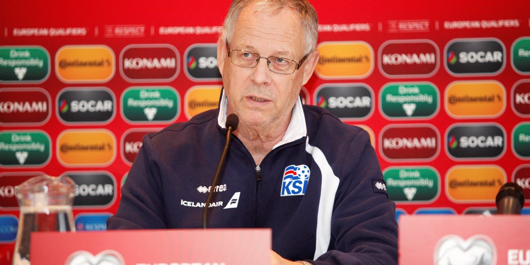 Islandes izlases galvenā trenera Lars Lagerback komentārs pirmsspēles preses konferncē