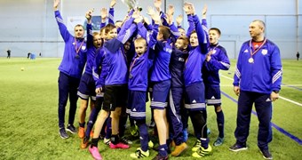 BFC Daugavpils puiši iegūst LFF Ziemas kausa trofeju U-15 grupā