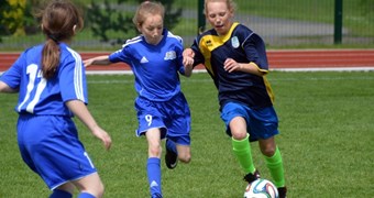 Iecavā uzsākts Latvijas meiteņu čempionāts U-12 vecuma grupā