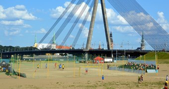 Noslēdzies Rīgas pludmales futbola čempionāta pirmais aplis