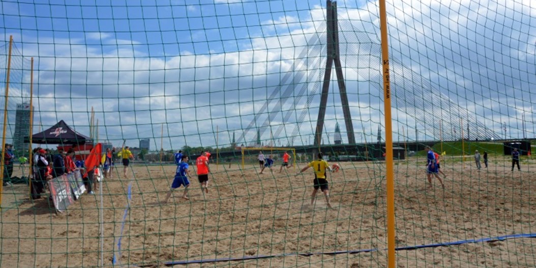 Latvijas pludmales futbola Superkausu izcīna "Kreiss"