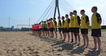 Aicina uz pludmales futbola sezonas atklāšanas svētkiem