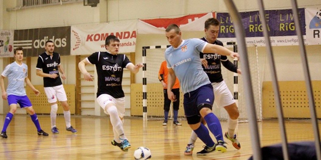 Rīgas telpu futbola čempionāta Izaicinājuma līgas B apakšgrupā nostiprinājies līderu četrinieks