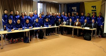 Ziemeļīrijas speciālista vadībā aizvadīts treneru apmācības kurss A-UEFA un PRO-UEFA studentiem