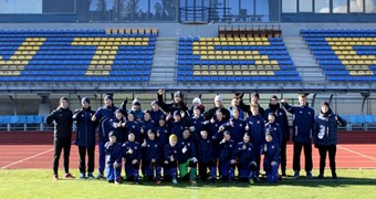Treneri no Latvijas reģioniem pieredzes apmaiņā viesojas FK Ventspils akadēmijā