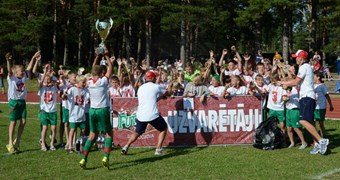 FK Liepāja/LSSS trešo gadu pēc kārtas triumfē Zēnu Futbola festivāla A grupā