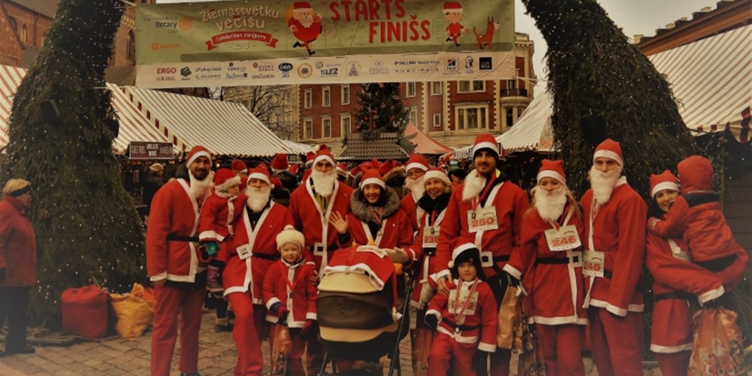 LFF darbinieki piedalās Ziemassvētku labdarības skrējienā