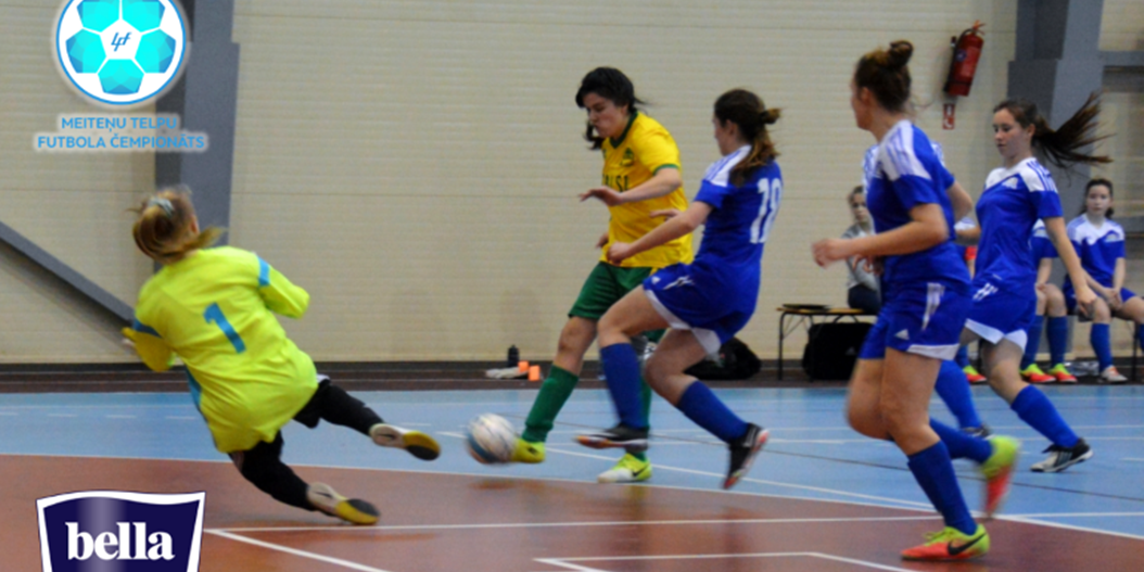 Talsos noskaidros Latvijas meiteņu telpu futbola čempionāta medaļnieces vecākās grupas otrajā divīzijā
