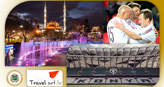 LFF un TRAVEL ART piedāvā doties atbalstīt Latvijas izlasi Turcijā
