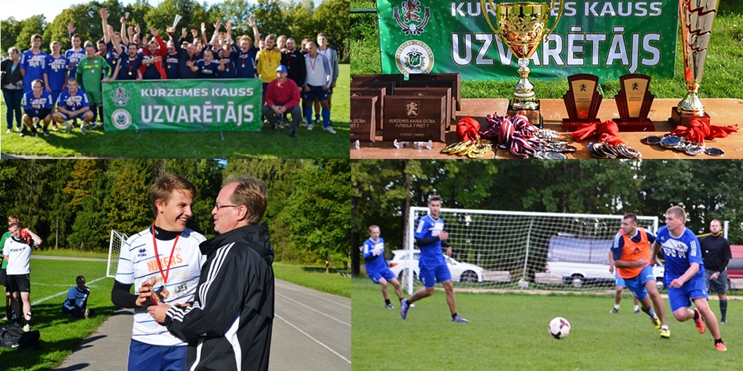 Kurzemes kausu futbolā 7 pret 7 iegūst "UPTK" futbolisti