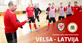 VELSA - LATVIJA: šodien pirmā pārbaude pirms UEFA EČ kvalifikācijas spēlēm