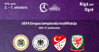 Rīgā startē UEFA Eiropas WU-17 meiteņu čempionāta kvalifikācijas turnīrs
