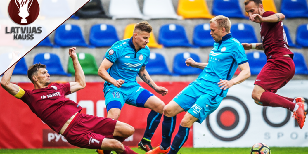 Riga FC un FK Jelgava sadalīs pēdējo ceļazīmi uz Latvijas kausa pusfinālu