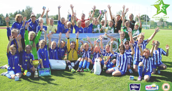 Rīgas Futbola skola uzvar Latvijas meiteņu futbola čempionāta U-12 grupā