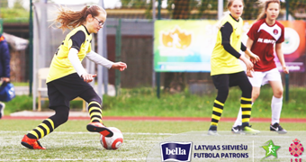 Atsāksies Latvijas meiteņu futbola čempionāta sezona