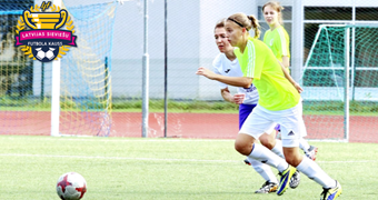 Liepājas un Olaines komandas sadalīs ceļazīmi uz Latvijas sieviešu futbola kausa izcīņas finālu