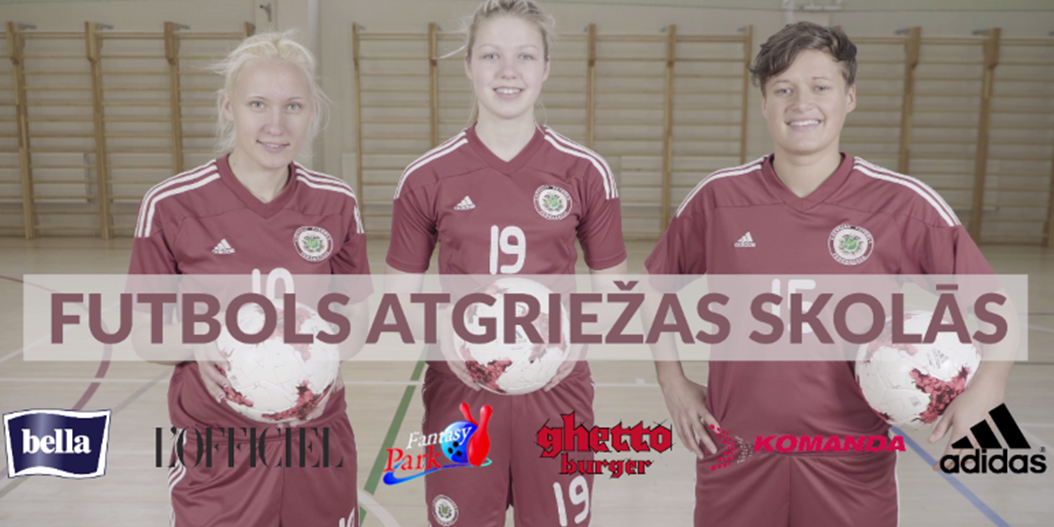 Meiteņu futbols atgriežas skolās - jauns projekts Rīgas skolu komandām
