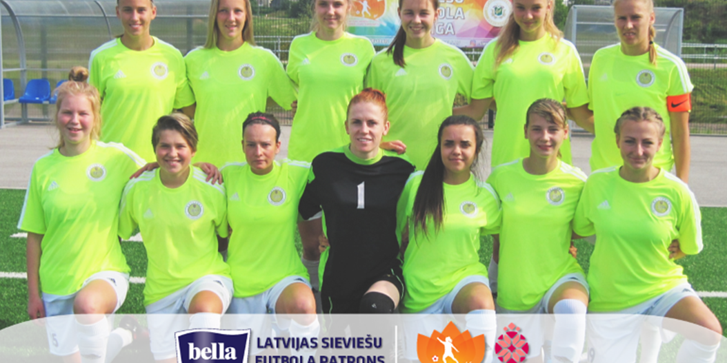 Rēzeknes komanda uzvar Sieviešu futbola 1. līgas čempionātā