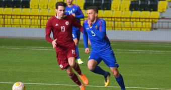 Latvijas U-21 izlase pārbaudes spēlē cīnās neizšķirti ar Moldovu