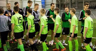 Latvijas izlasi uz nometni pavada Rēzeknes FA U-14 jaunie futbolisti
