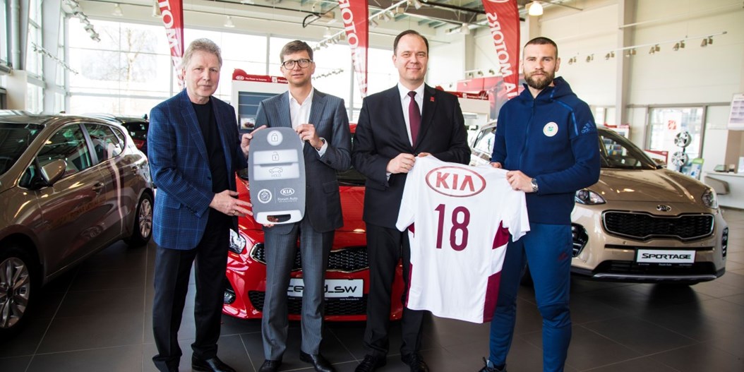 KIA kļūst par Latvijas futbola oficiālo auto