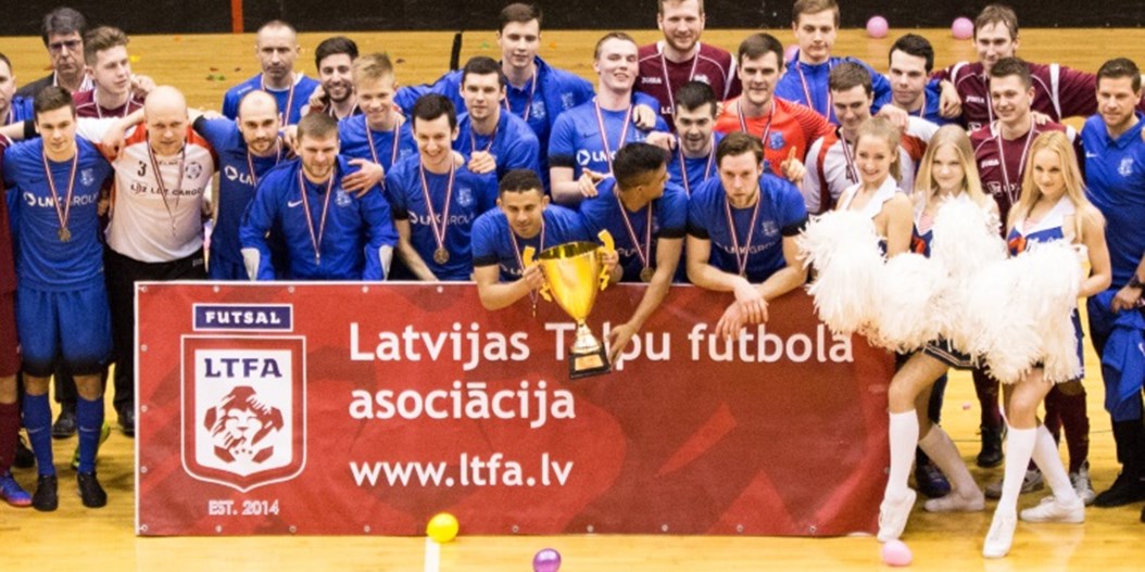 Latvijas kausa trofeju telpu futbolā ceturto reizi iegūst FK Nikars