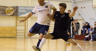 Rīgas telpu futbola čempionāta Elites līgas pirmais posms iegājis finiša taisnē