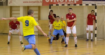 Līderiem kārtējie panākumi Rīgas telpu futbola čempionāta Elites līgā