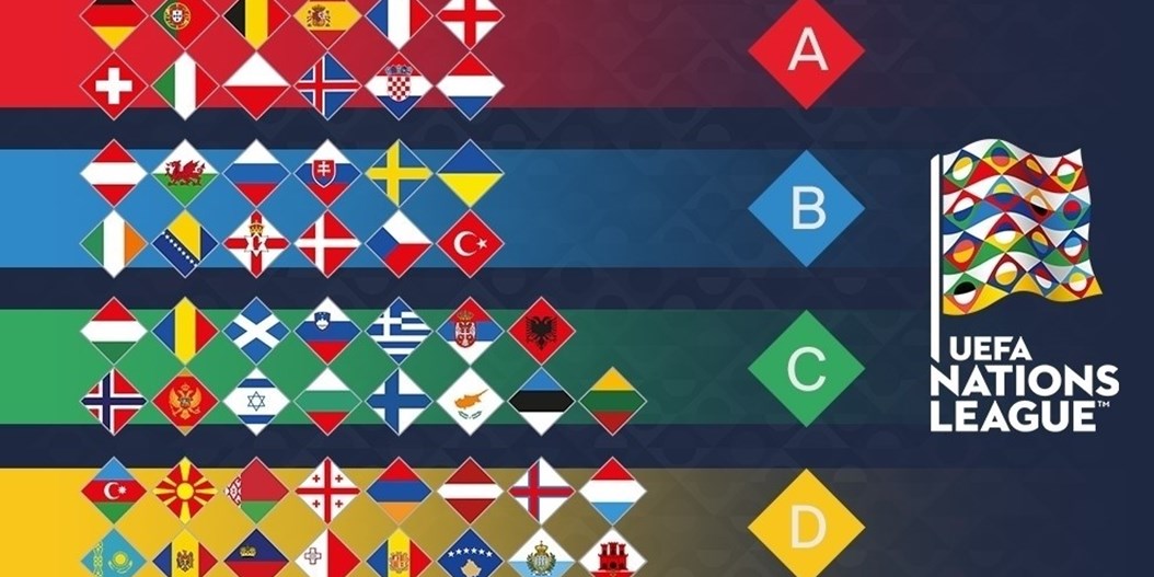 UEFA Nāciju līga: kuras komandas trešdien var tikt ielozētas Latvijas izlases apakšgrupā?