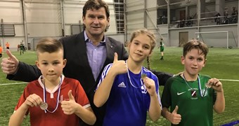 Jaunie futbolisti tikušies "Dzintara līgas Baltijas kausa" turnīros