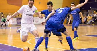 FK Nikars ar uzvaru sāk telpu futbola Virslīgas finālsēriju
