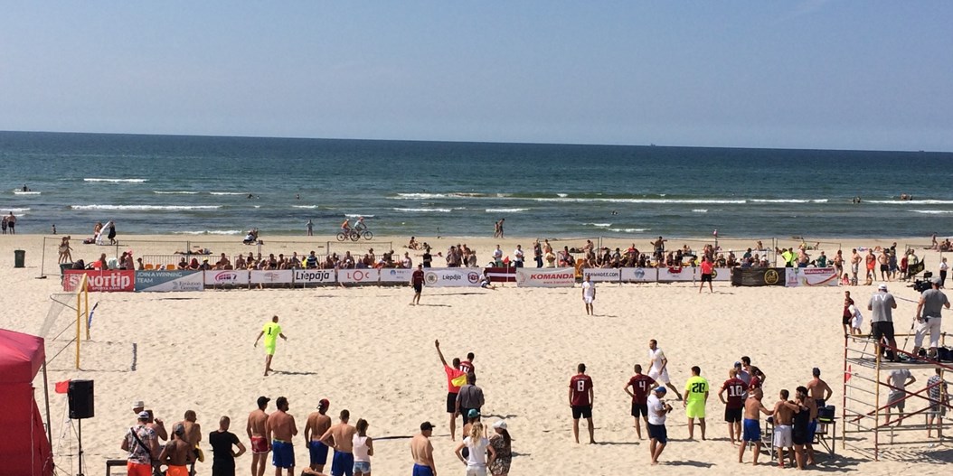 Latvijas kausu pludmales futbolā iegūst Linden City BSC