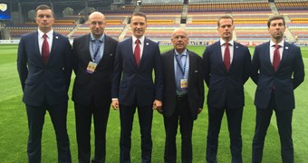Andra Treimaņa brigāde šovakar apkalpos UEFA Čempionu līgas spēli Borisovā