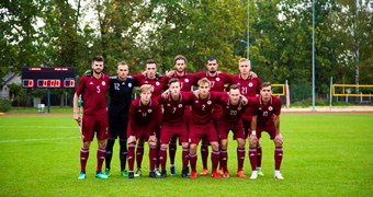 Latvijas U-21 izlase spraigā cīņā piekāpjas Anglijai