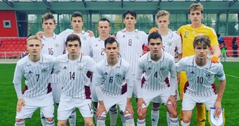 Latvijas U-17 izlase atspēlējas un izcīna neizšķirtu pret Moldovu