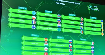 Notikusi UEFA Eiropas U-19 telpu futbola čempionāta kvalifikācijas izloze