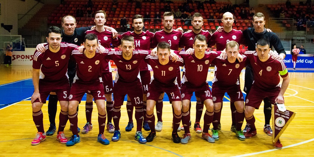 Latvijas telpu futbola izlase pārliecinoši uzvar Gibraltāru