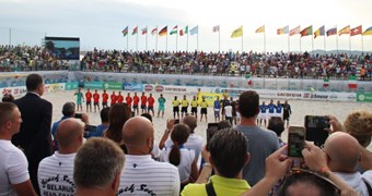 Eduards Borisevičs apkalpos Klubu Pasaules kausu pludmales futbolā