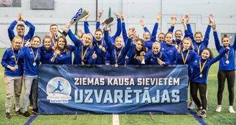 Pirmo Ziemas kausu sievietēm izcīna FK Dinamo Rīga