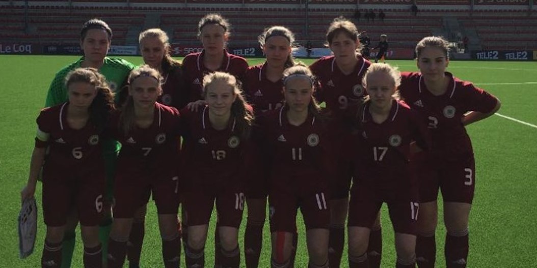 WU-17 meitenes UEFA Attīstības turnīru Tallinā atklāj ar zaudējumu